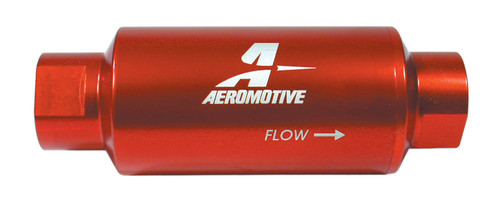 AEROMOTIVE 12301 In-Line Fuel Filter With 10 Micron Fabric For Element