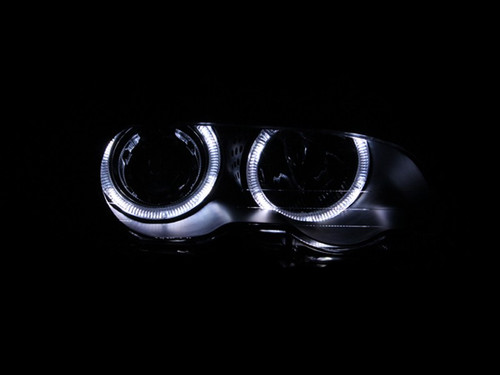 Anzo Projector Headlight Set BMW 3 Series M3 Halo Lights