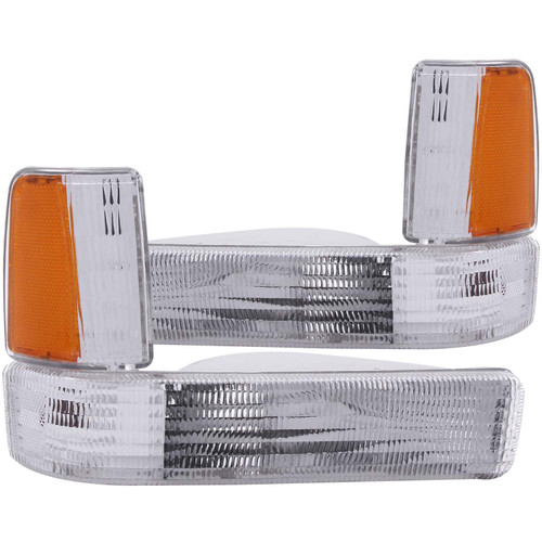 Anzo Parking Light Assembly Dodge Dakota 1991 1996 Clear Chrome