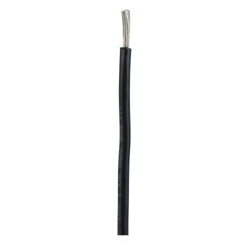 Ancor 108010 100 Ft Black Tinned Copper Wire Heavy Duty Electrical Cable