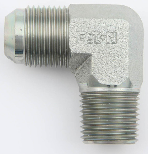 Aeroquip FCM2629 8AN 90 Degree Male Elbow to 3/4 NPT Steel Adapter Fitting
