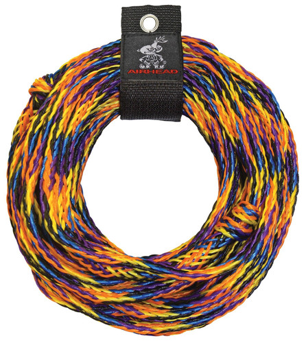 AIRHEAD AHTR60 Tube Tow Rope 2 Rider Water Sports Durable Tow Line