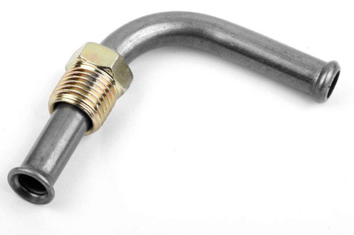 Holley 26-44 90 Degree Fuel Fitting - Brass/Steel Adapter For Inverted Flare to