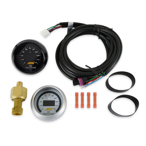 AEM Electronics Digital Oil Pressure Gauge Automotive Monitoring