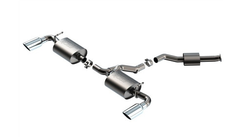 Borla S-Type Cat-Back Exhaust System for 2019-2025 Toyota RAV4 Hybrid 2.5L
