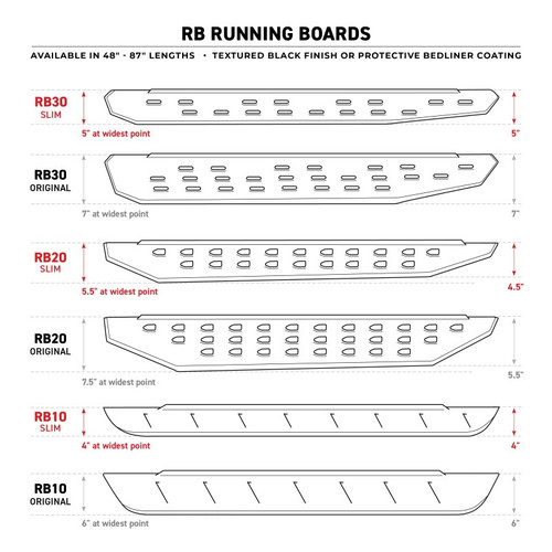 Go Rhino 6945165 Mounting Brackets for RB Running Boards  Fits Jeep Gladiator