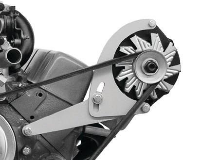 Alan Grove SBC Alternator Bracket Driver Side SWP Chevy GM High Mount