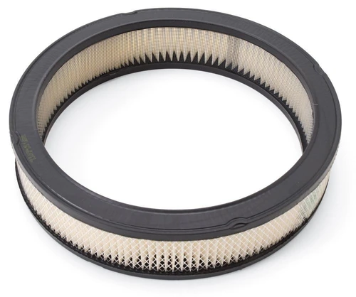 Edelbrock for 1207 1221 Air Filter Element 14in Round Paper 3in Height White