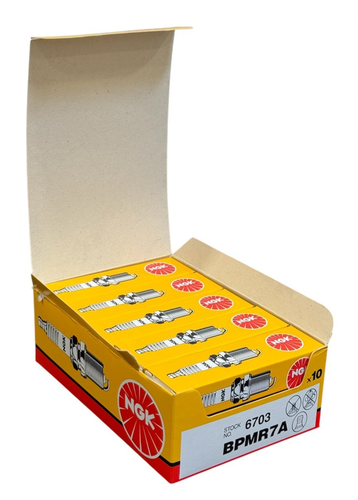 Ngk BPMR7A Spark Plug Solid Standard Pack Of 10 (6703)