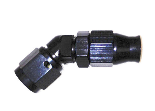 Hose Fitting #12 45 Deg PTFE Black Hose Fitting #12 45 Deg PTFE Black