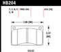 Volvo 1979-84 Front Brake Pads Set of 4 HAWK HP Plus New High Performance