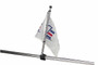 For SS RAIL MOUNT FLAGPOLE - 17'