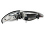 Raxiom 94-98 Mustang Cobra Style Black Housing Headlights Pair DOT Approved