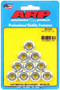 ARP 200-8650 3/8-24 Locking Hex Nuts Serrated Flange Set 10