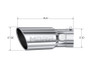 MBRP T5154 6" Exhaust Tip 5" Inlet Polished Stainless For Chevy Silverado HD