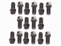 Mr Gasket Header Bolt Kit 3/8-16 Hex Steel Black Oxide Set of 16 919G
