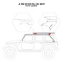 Go Rhino SRM Roof Racks Bar Mounting Kit for 2011-2013 Jeep Wrangler Hardtop