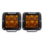 Rigid Industries D-Series Spot LED Lights Amber PRO Lens Pair 3168 Lumens