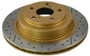 DBA040X Street Series Front Brake Rotors Drilled Slotted For 2004 Pontiac GTO