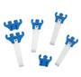 MR. Gasket Deluxe Spark Plug Wire Loom Kit Valve Cover Mount 7-8mm Blue Clips