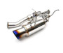 Invidia Racing Cat-Back Exhaust 76mm Titanium Tip for 2008-2011 Subaru WRX STI