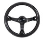 NRG Forged Carbon Fiber Steering Wheel 350mm 3in Deep Dish Lightweight Black