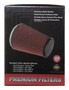 Airaid High Flow Air Filter For Universal Intake 6in Oval Tapered Red 720-476