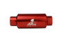 Aeromotive Inline Fuel Filter AN-10 40 Micron For Universal Red 12335