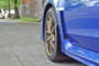 Rally Armor UR Mud Flaps Black Light Blue Logo for 2015-2018 Subaru WRX/WRX STI