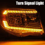 AlphaRex NOVA LED Projector Headlights For Toyota Tacoma 2005-2011 Black DRL