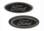 Ford Racing Black Oval Emblem Kit For Ford F-150 2018-2019 Without Camera