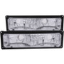 ANZO Euro Parking Lights Black Housing for Chevy GMC C/R/K 1988-1998