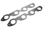 Big Block Chevy Exhaust Gaskets 2" Round Port Graphite Pair New Performance Set