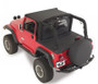 Rampage Black Denim Tonneau Cover For Jeep Wrangler YJ 1992-1995