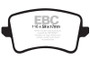 EBC Redstuff Ceramic Low Dust Brake Pads for 2008-2018 Audi A4, Audi A4 Quattro