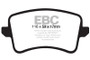 EBC Redstuff Ceramic Low Dust Brake Pads for 2008-2018 Audi A4, Audi A4 Quattro