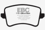 EBC Redstuff Ceramic Low Dust Brake Pads for 2008-2018 Audi A4, Audi A4 Quattro