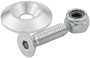 Allstar Performance Countersunk Bolt Kit 1/4-20 1-In 10 Pack ALL18632