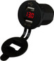 ROUND DUAL USB SOCKET For W/HIDDEN