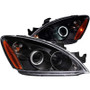ANZO Projector Headlights Halo Black CCFL Mitsubishi Lancer 2004-2007