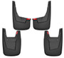 Husky Liners Front and Rear Mud Guards Set Black Plastic for 2019-2024 Dodge Ram