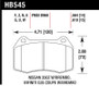 Hawk Performance Ceramic Brake Pads for 2003-2009 Infiniti G35 & Nissan 350Z