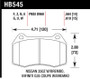 Hawk Performance Ceramic Brake Pads for 2003-2009 Infiniti G35 & Nissan 350Z