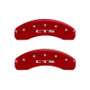 MGP 4 Caliper Covers Cadillac CTS 2009-2019 Red Engraved Design