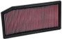 K&N For Mercedes E350 2019 2.0L L4 Drop-In High-Flow Panel Air Filter 33-3142