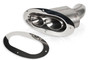 Through body Exhaust Tip Angled-Oval 3in Inlet