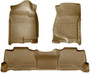 Husky Liners WeatherBeater Front 2nd Row Floor Liners Chevy Suburban Tan