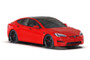 Rally Armor UR Mud Flaps for 2021-2024 Tesla Model S Plaid - Black Red Logo