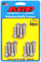 ARP Stainless Steel Header Bolt Kit SBC 3/8-16 x 1" 12-Point Polished - Set 12