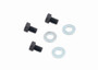 Mr. Gasket Torque Converter Bolt Kit TH400 3/8-16 Steel Black Oxide - Set of 3